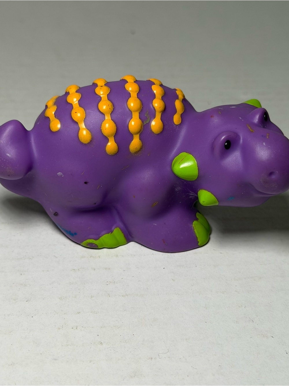 Fisher Price Little People Purple Stegosaurus Dinosaur Figure